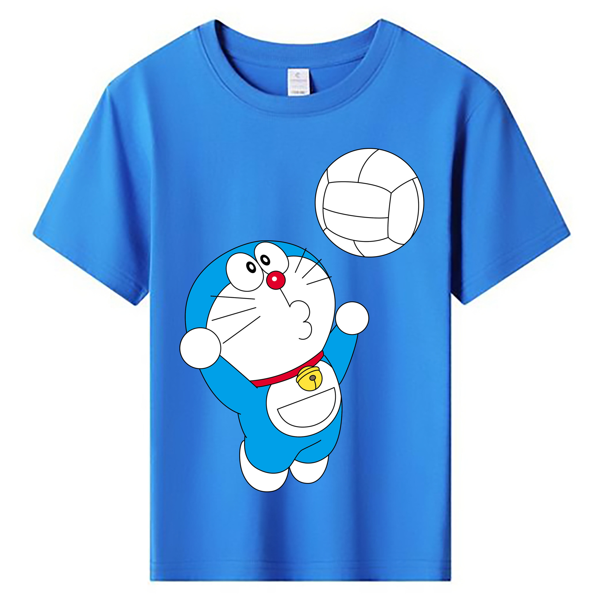 （画像用） ドラえもん Doraemon 綿100％キッズTシャツ（フロントプリント）